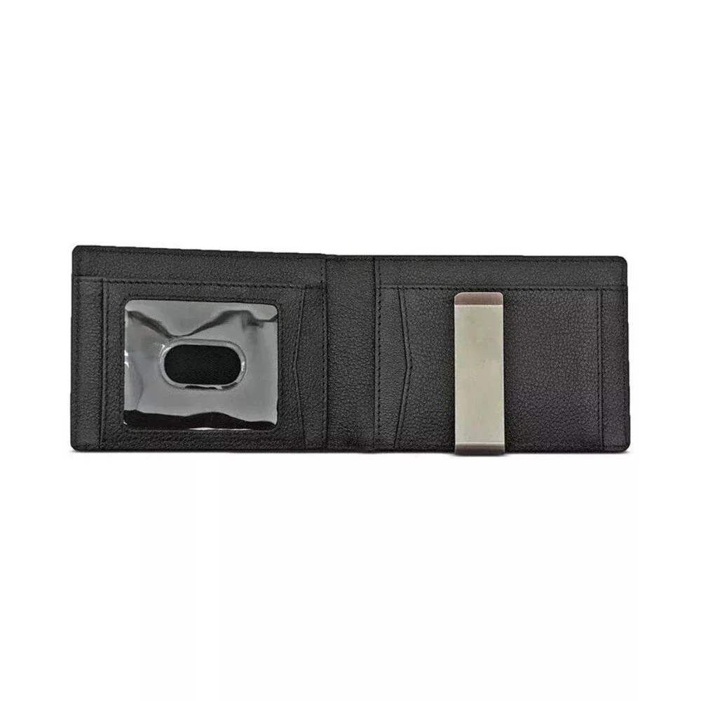 iTECH Mens Bifold Wallet Pebble Leather Money Clip RFID $50